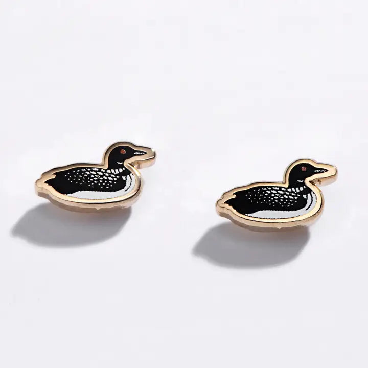 Loon Stud Earrings