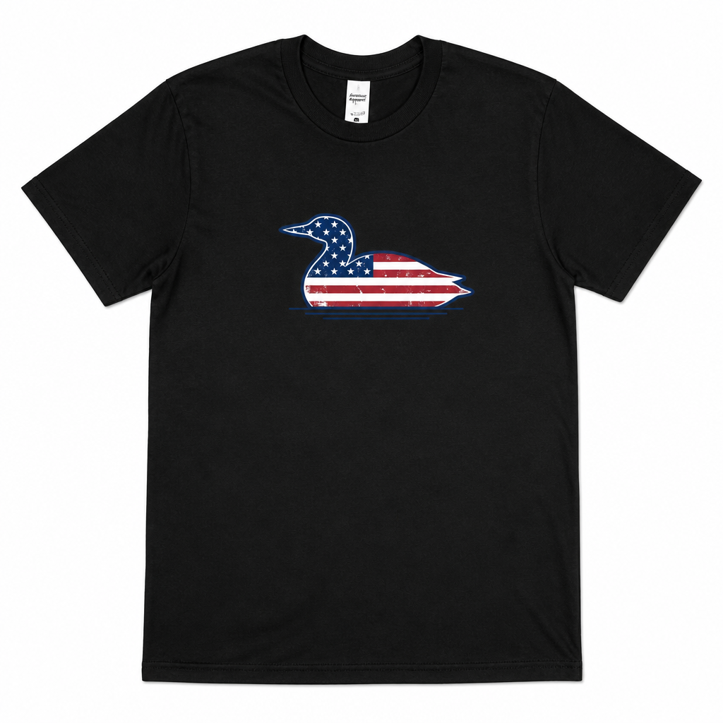 American Loon USA 250 Tee — Black