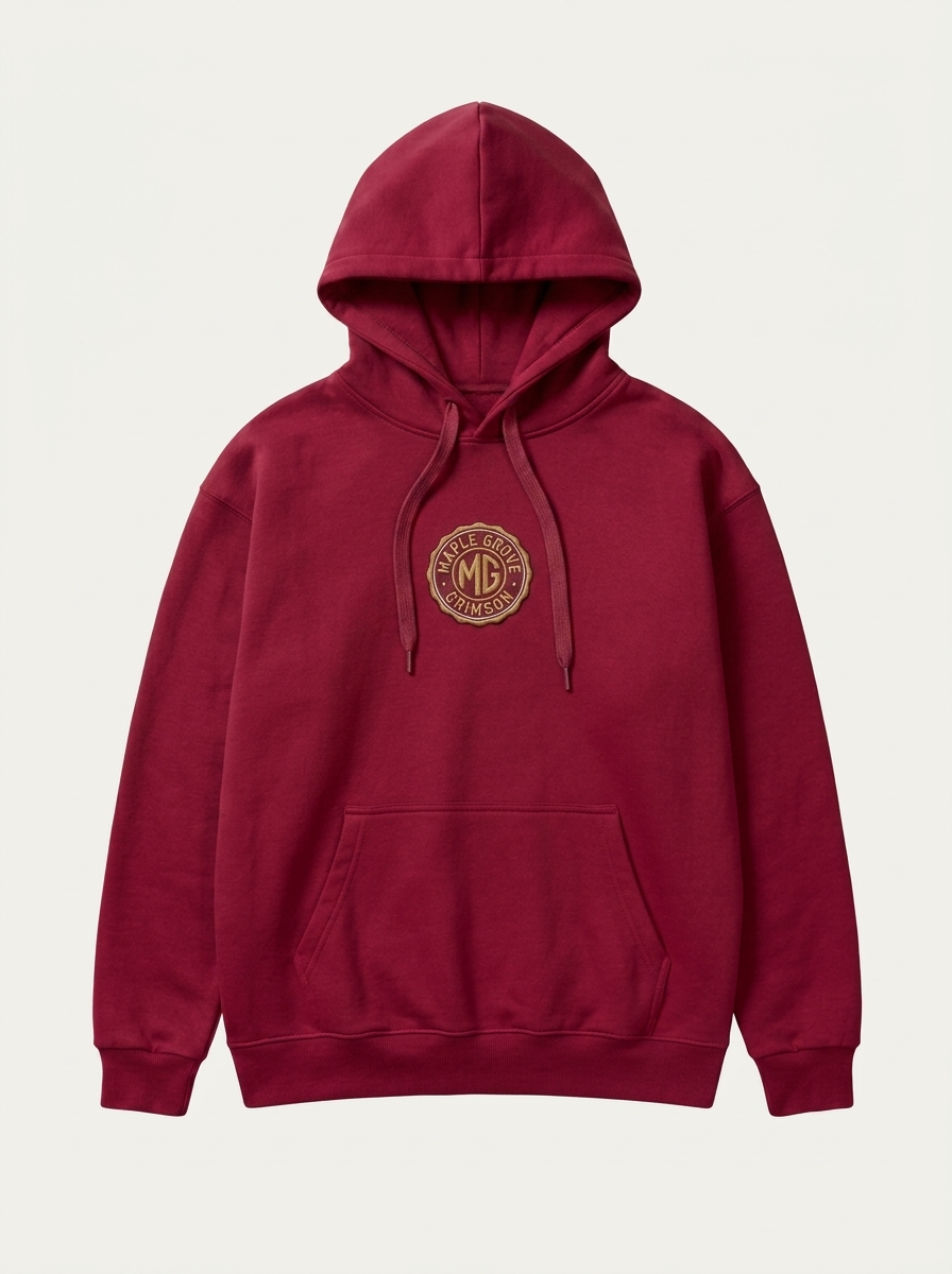 Maple Grove Crimson Heritage Hoodie