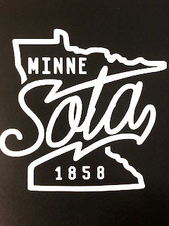 Minnesota 1858 Transfer Decal
