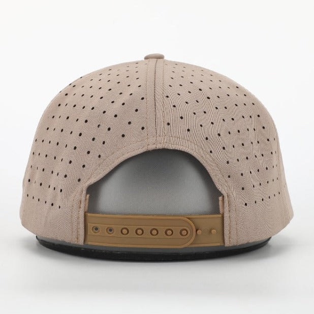 Men's Brown Bear Snapback Hat - Mid-Profile Comfort | Waggle