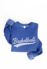 Basketball Graphic Crewneck Sweatshirt (3 colors)