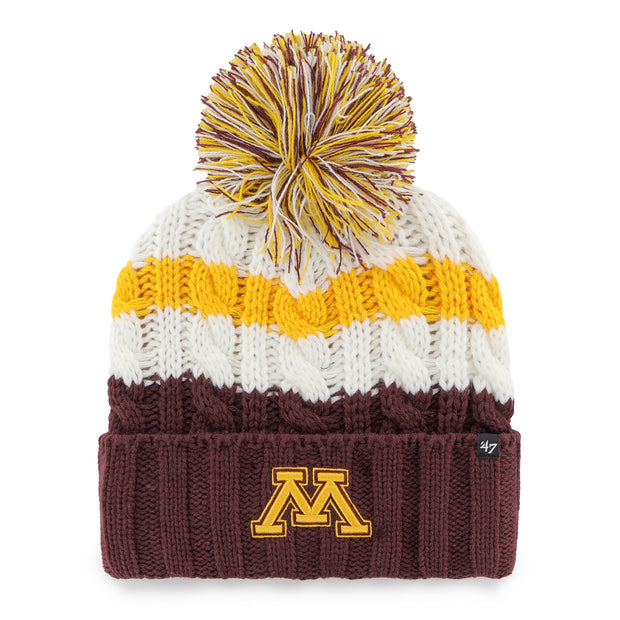 Minnesota Golden Gophers  - '47 Cuff Knit Pom Beanie