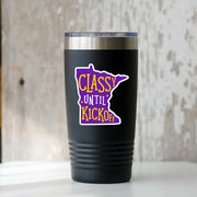 Classy Until Kickoff Sticker