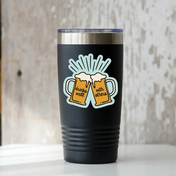 Drinks Well with Others Sticker