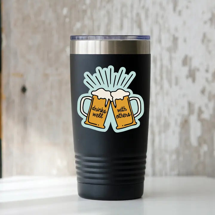 Drinks Well with Others Sticker
