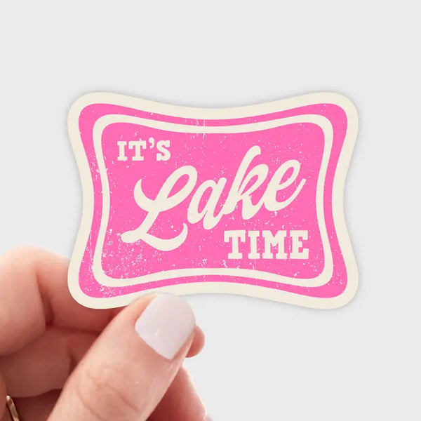 It's Lake Time Sticker