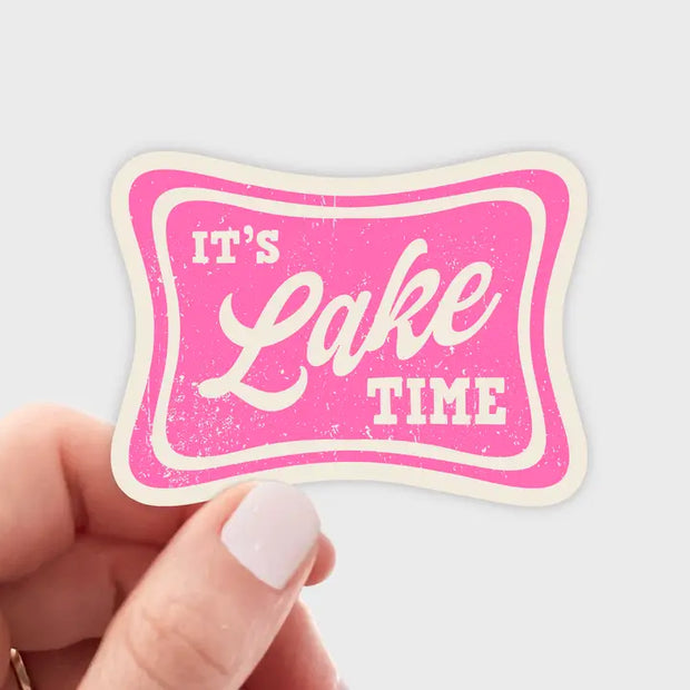 It's Lake Time Sticker