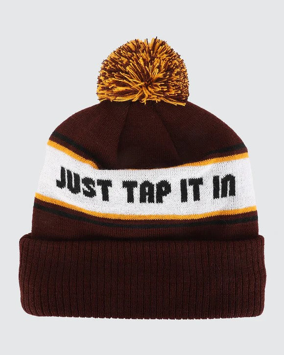 Just Tap It In - Waggle Pom Beanie