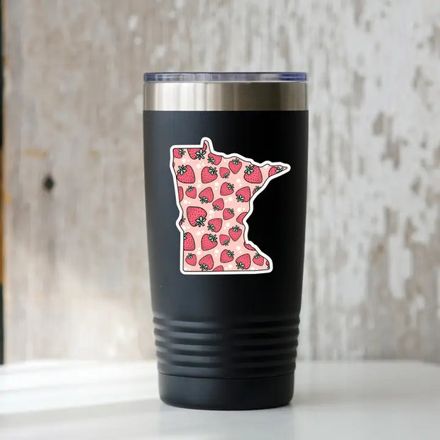 Minnesota Strawberries Sticker