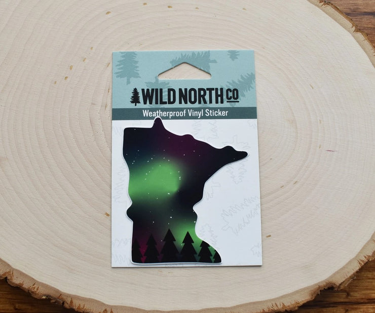 MN Northern Lights Sticker