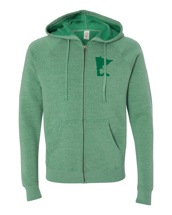 Lucky MN - Zip Hoodie