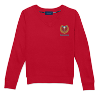 School of LOGIC - Youth Unisex Long Sleeve V-neck Sweater