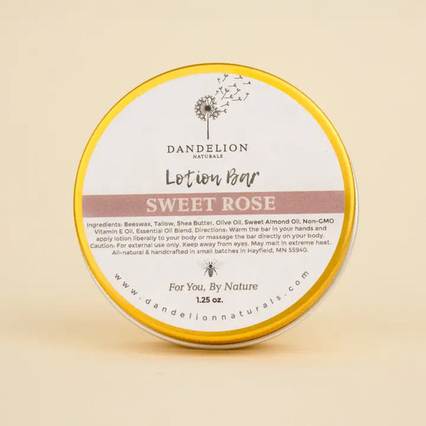 Lotion Bar - Sweet Rose