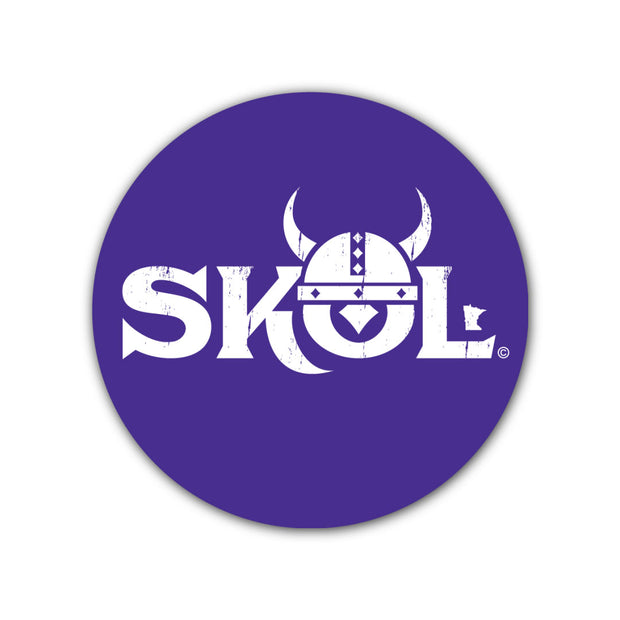 Skol Round Sticker