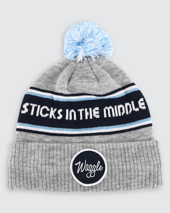 Sticks In The Middle - Waggle Pom Beanie