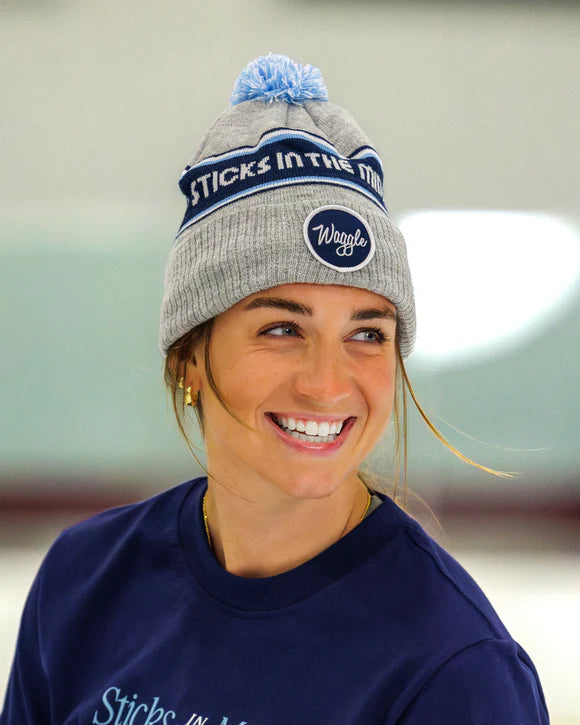 Sticks In The Middle - Waggle Pom Beanie