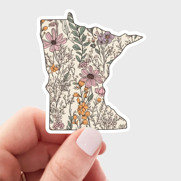 Minnesota Wildflower Sticker