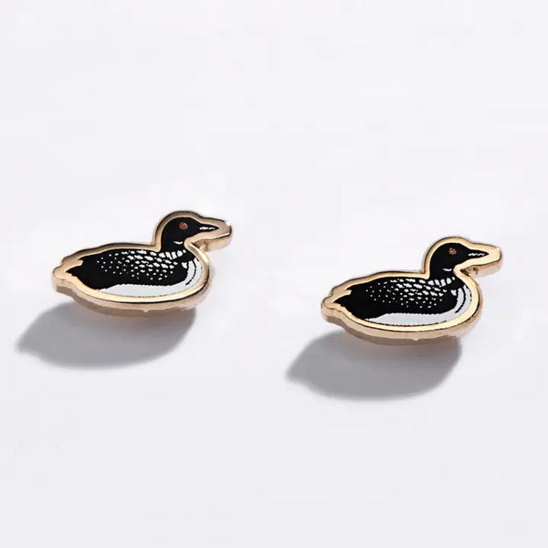 Loon Stud Earrings