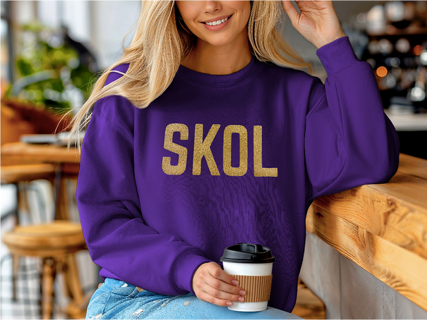 SKOL - Glitter Crewneck Sweatshirt