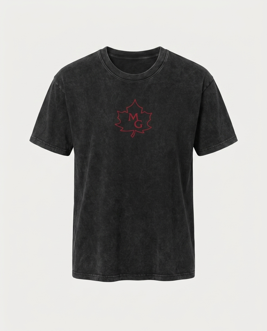 Maple Grove Black Utility Tee