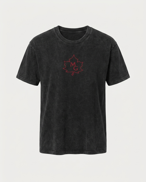 Maple Grove Black Utility Tee