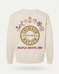 Maple Grove Sandstone Tonal Crewneck