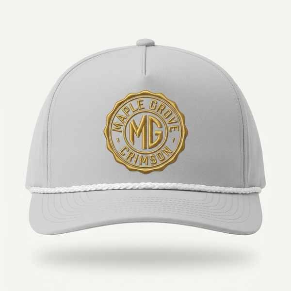 Maple Grove Light Grey Rope Cap