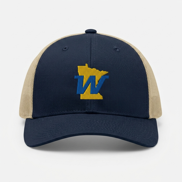 Wayzata Navy Trucker Cap