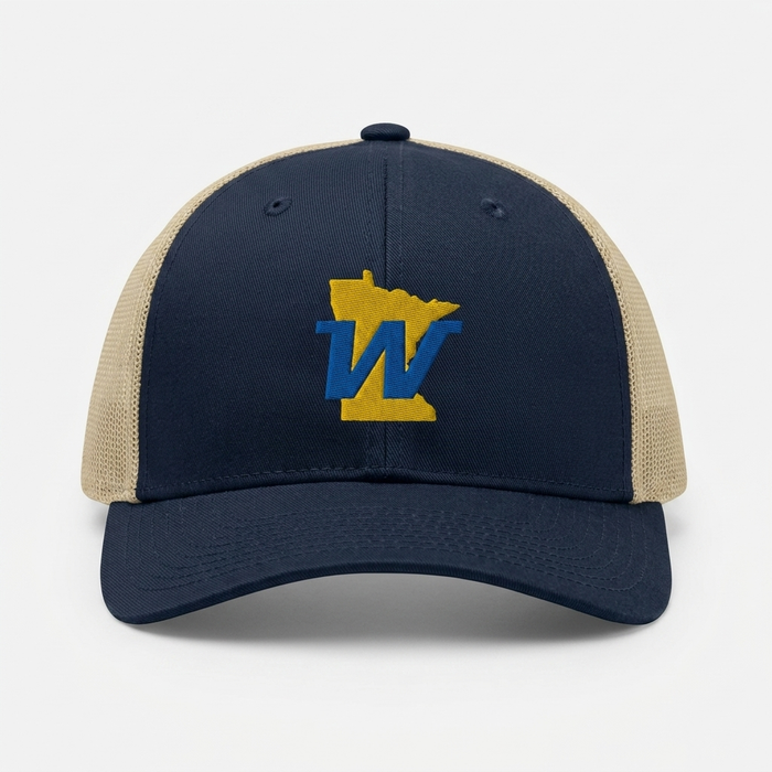 Wayzata Navy Trucker Cap