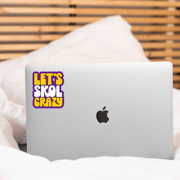 Let's Skol Crazy Sticker
