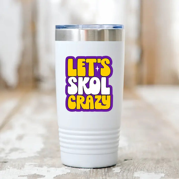 Let's Skol Crazy Sticker