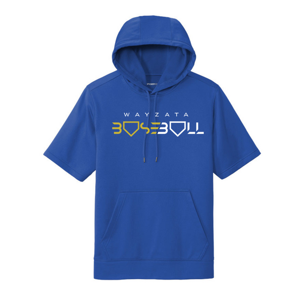 Baseball Short Sleeve Hoodie | Adult | Wayzata