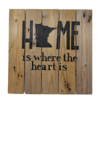 HOME is Heart - Wood Pallet Sign