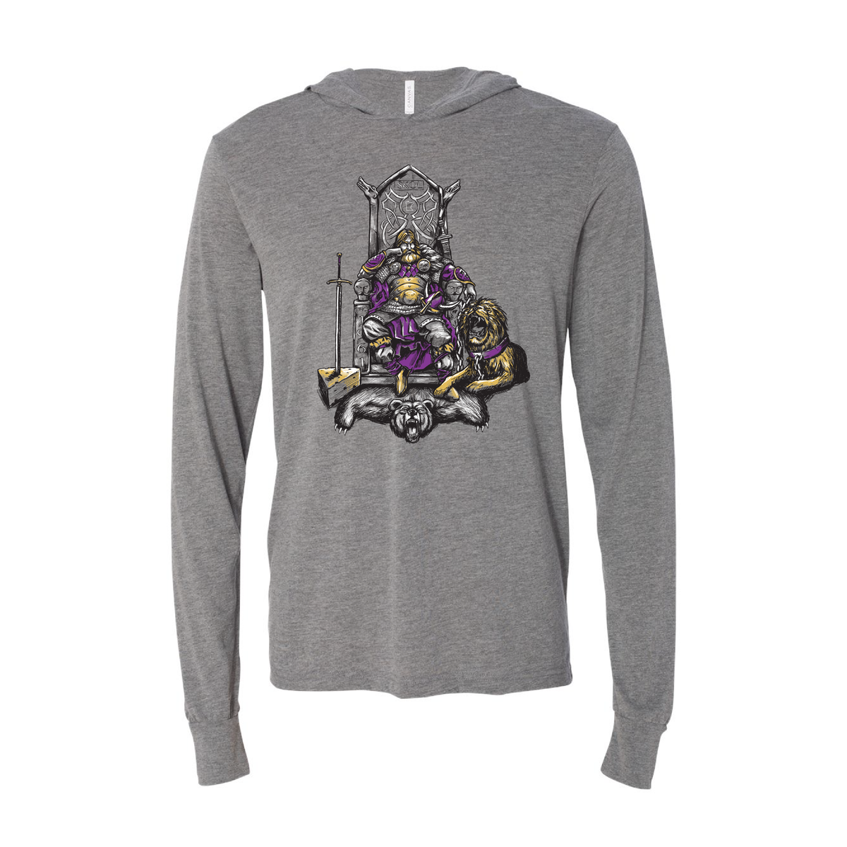 King of the North - Long Sleeve Hooded Tee