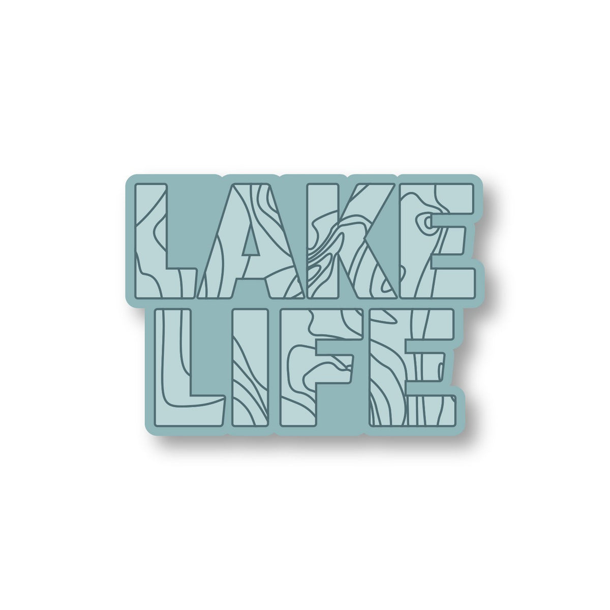 Lake Life Sticker