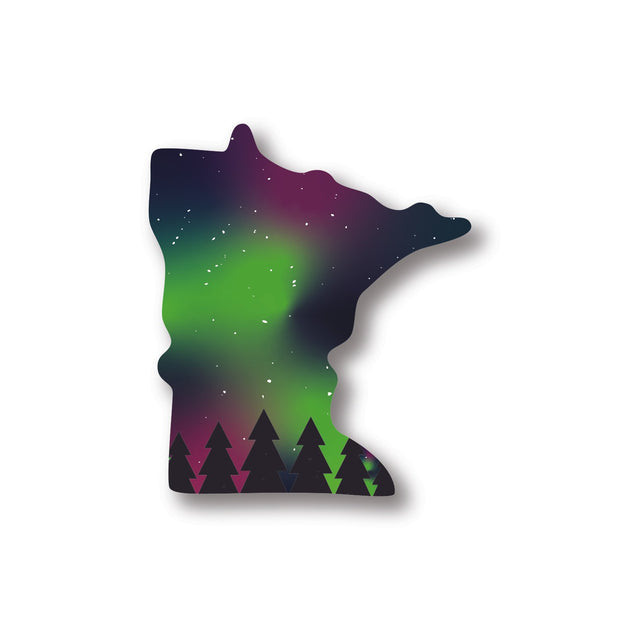 MN Northern Lights Sticker