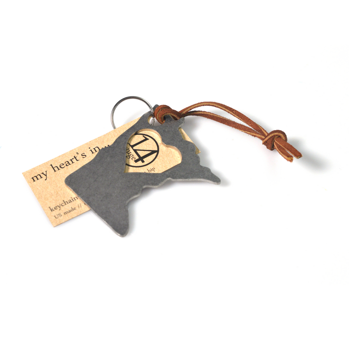 MN Heart - Key Chain + Bottle Opener
