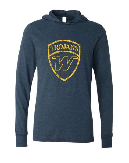 Trojan Shield Tee Hoodie | Adult