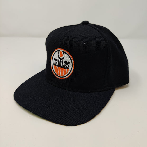 Fitted Flatbill Oilers Cap | Osseo