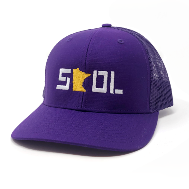MN Skol - Snapback Hat Purple/Purple